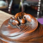 Сян Лу самшит Карпы с жемчужиной