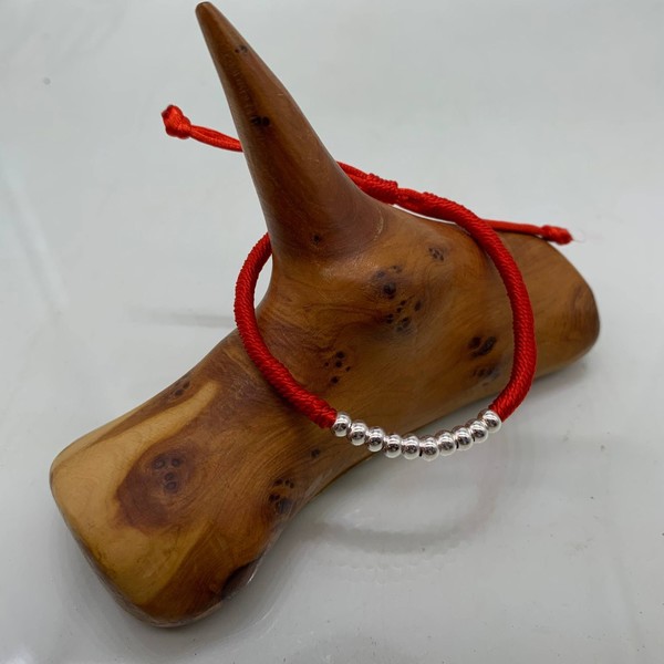 Чётки браслет серебро
			