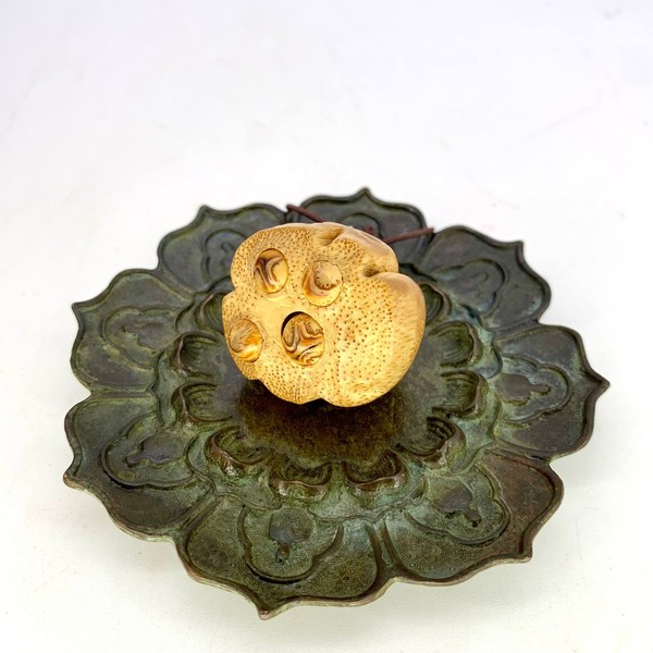 Предмет корень бамбука коробочка лотоса 30 мм 