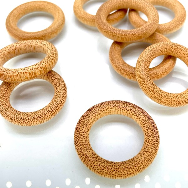 Бусина бамбук кольцо 36х7 мм