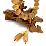 Четки корень бамбука 30 бусин 21 мм