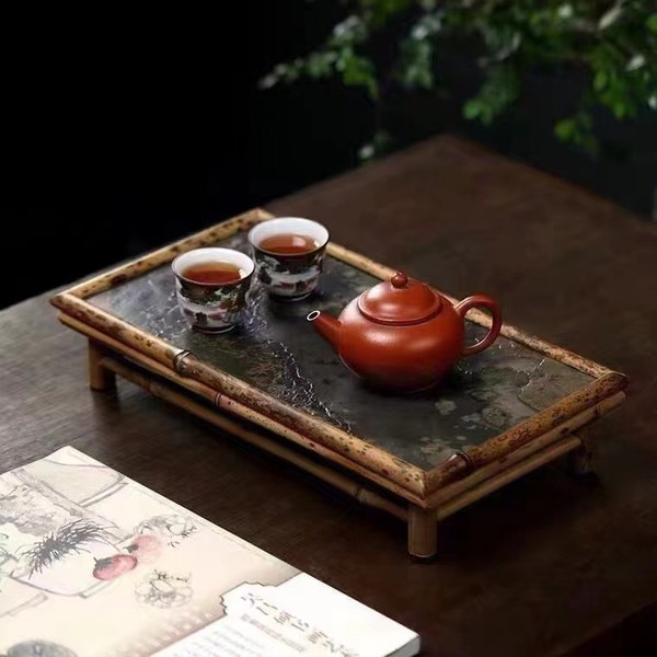 Чайный столик бамбук для сухого заваривания 31*16*5,5 см