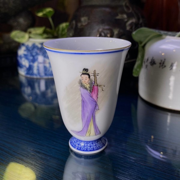Чашка фарфор красавица Ван Чжаоцзюнь 75 мл