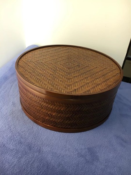 Коробка для пуэра бамбук d=23 см