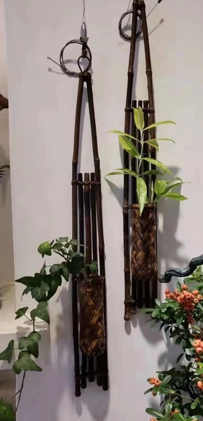 Кашпо бамбук h=63,5 см