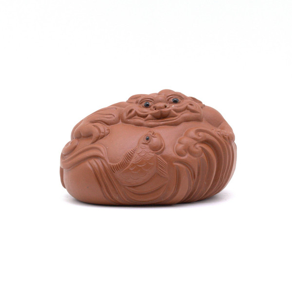 Фигурка глина Дракон и рыбка
			