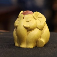 Фигурка глина Счастливый слон 
