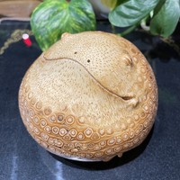 Предмет корень бамбука Трёхлапая жаба 107х83мм