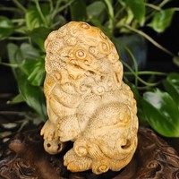 Предмет корень бамбука Лев 45 гр 50 мм арт.INTR-26-09-028-1 INTR-26-09-028-1