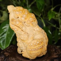 Предмет корень бамбука Лев-собака 63 гр 50 мм