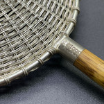 Сито серебро Бамбуковая шляпа ручка бамбук 75 мм 32 гр