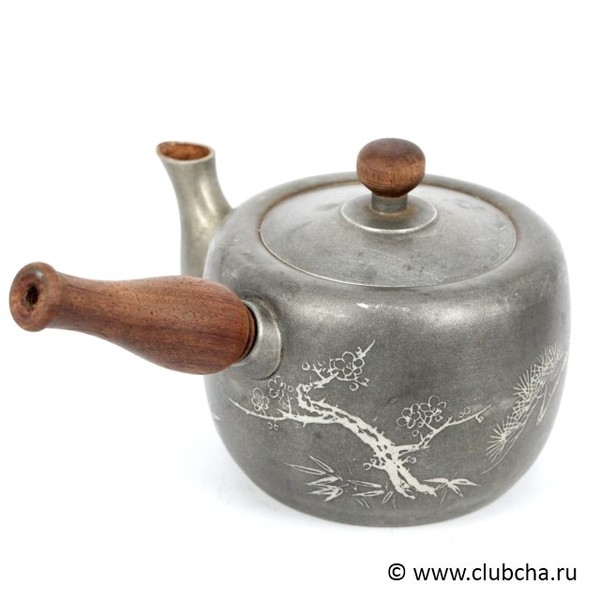 Чайник металл, японский антиквариат