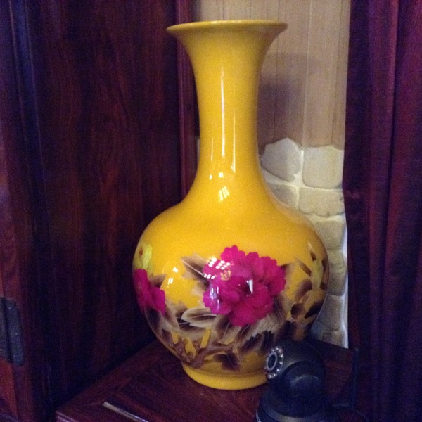 Драгоценная ваза Пурпурный пион
