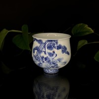 Чашка фарфор Сосна и журавль 140 мл