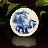 Чайный пруд фарфор горы и воды 80 мм