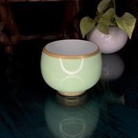 Чашка фарфор Золотая кайма 160 м