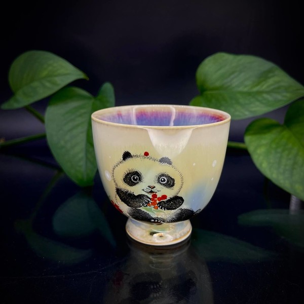 Чашка фарфор глазурь панда 65 мл
Чашка фарфор глазурь панда 65 мл