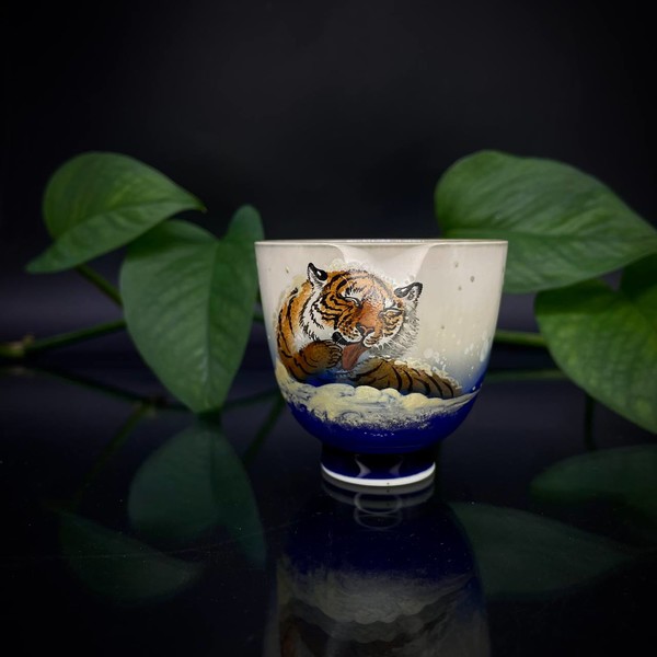 Чашка фарфор глазурь тигр 50 мл
Чашка фарфор глазурь тигр 50 мл
