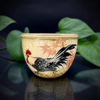 Чашка фарфор глазурь петух 130 мл