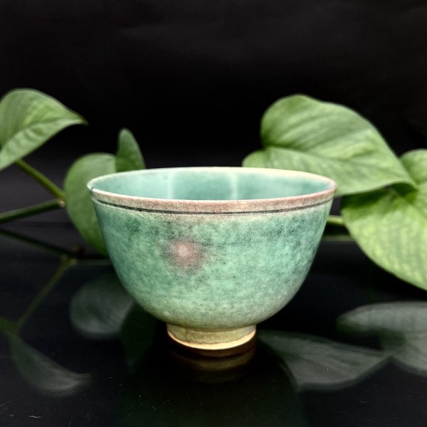 Чашка фарфор глазурь цинхо 110 мл
			