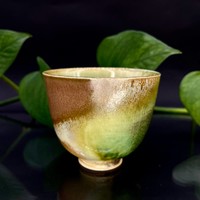 Чашка фарфор глазурь цвета старой бронзы 90 мл