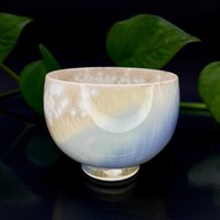 Чашка фарфор глазурь цвета сгущённого мёда 85 мл 