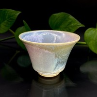 Чашка фарфор глазурь цвета старого льда 85 мл