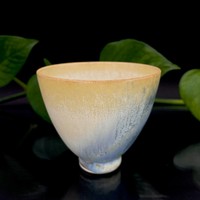 Чашка фарфор глазурь ледяные узоры 90 мл