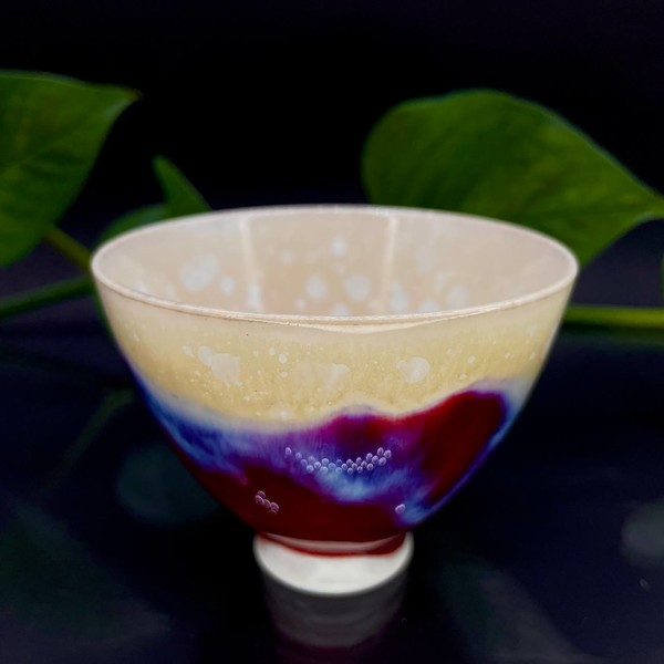 Чашка фарфор глазурь дровяной обжиг 80 мл
			