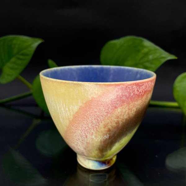 Чашка фарфор глазурь закатные цвета 90 мл
			