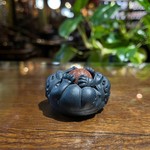 Фигурка глина синяя Дракон с жемчужиной