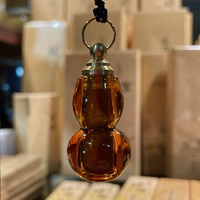 Флакон стекло подвеска тыква Ху Лу с медицинским порошком